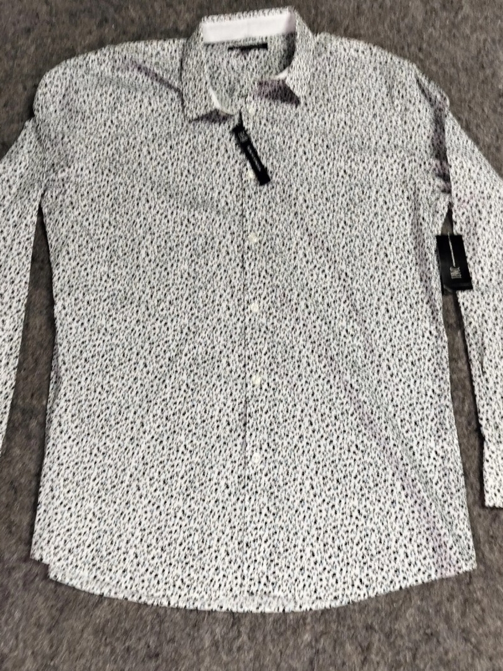 Inc International Concepts Men's Slim Fit Floral Print Shirt Size L White NWT